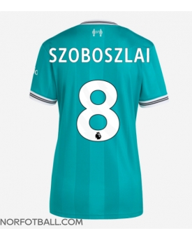 Billige Fotballdrakt Liverpool Dominik Szoboszlai #8 Replika Tredjedrakt Dame 2025-26 Kortermet Billige Fotballdrakt Liverpool Dominik Szoboszlai #8 Replika Tredjedrakt Dame 2025-26 Kortermet